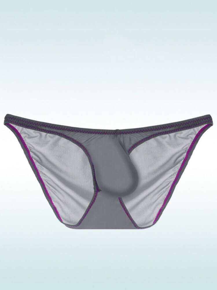 Men's Sexy Ultra-Thin Seamless Ice Silk Briefs