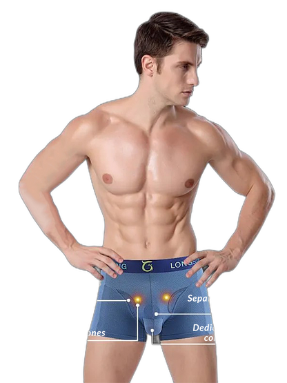 Men's Sexy Breathable Elastic Separated Pouch Trunks