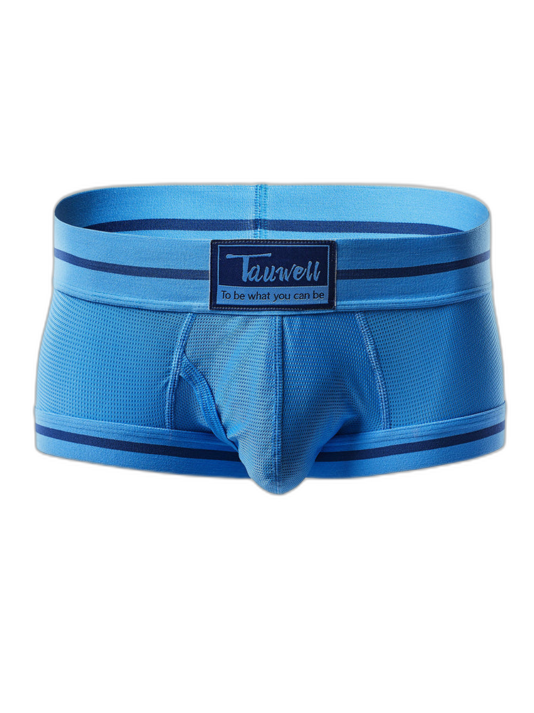 Men's Breathable Mesh Line Trunks with Fly