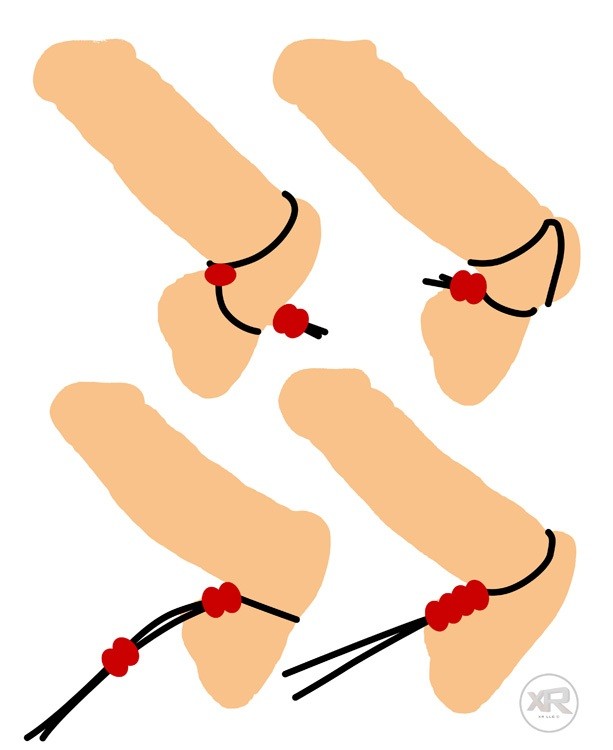 Bolo Lasso Style Adjustable Cock Ring