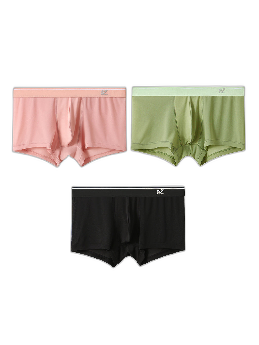 3 Pack Men’s Comfy U Convex Pouch Trunks