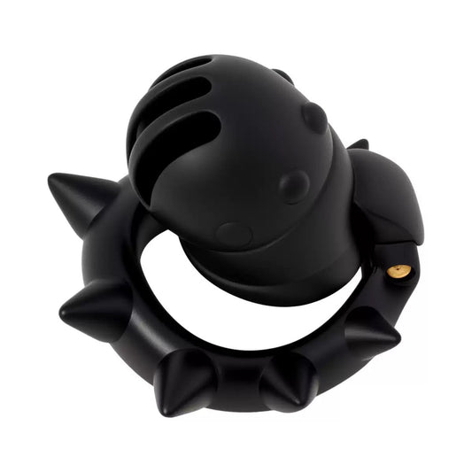 Spiked Monster Cock Ring – Black Silicone Penis Ring with Intense Spikes (3 Sizes)
