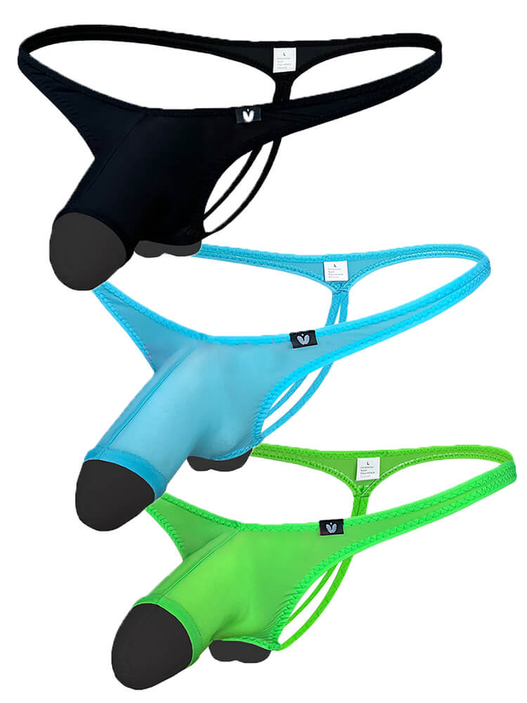 Men's Short Elephant Trunk Thin Thong