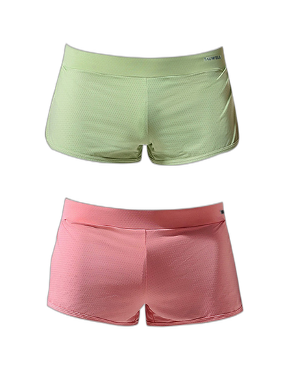 Men's Breathable Mesh Boxer Shorts With Separate Pouch