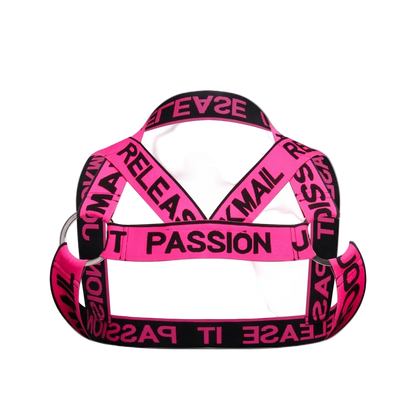 Jockmail Neon Release It Passion Elastic Chest Harness