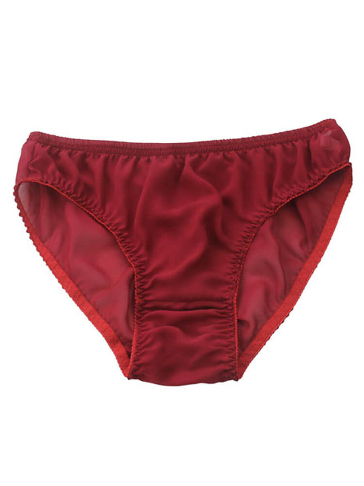 Men's Sexy Breathable Mulberry Silk Mesh Briefs