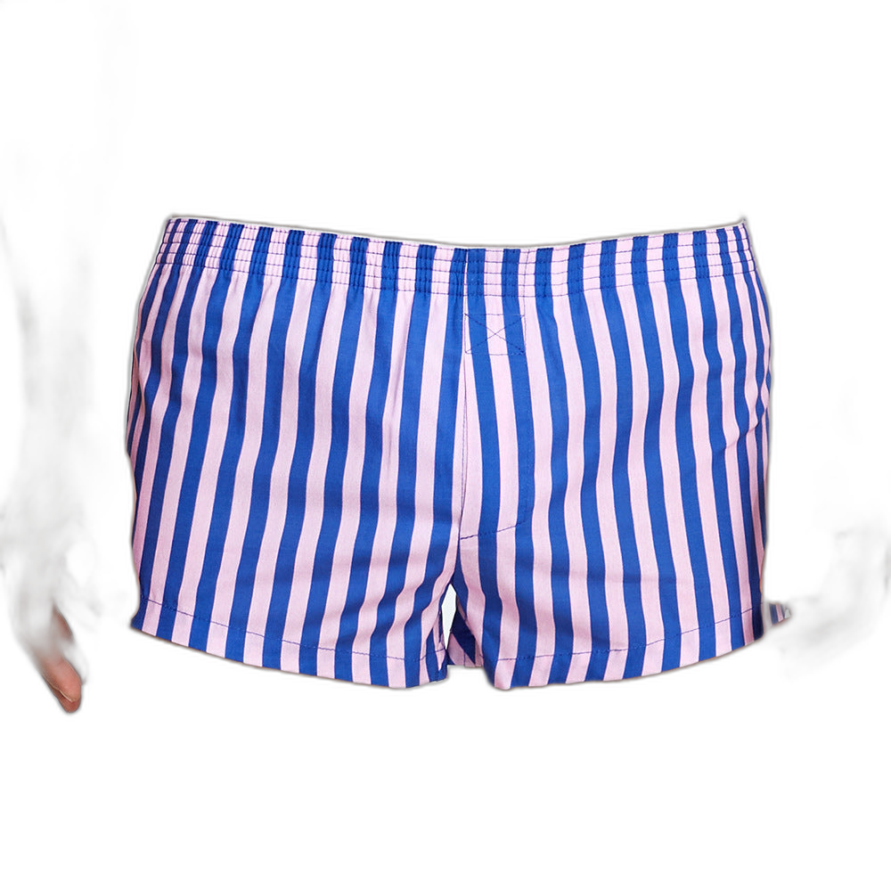 Striped Cotton Shorts