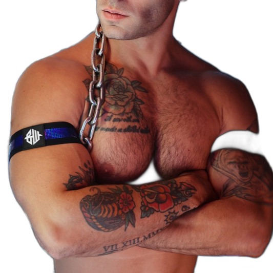 Breedwell Illuminator Armbands Blue Holo