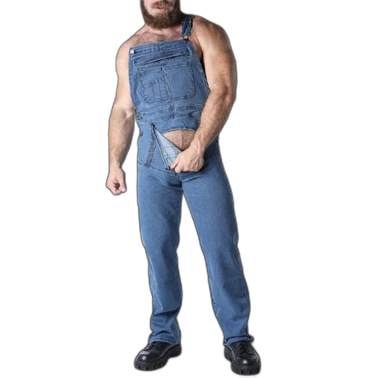 Cell Block 13 Axel Denim Overall | Black