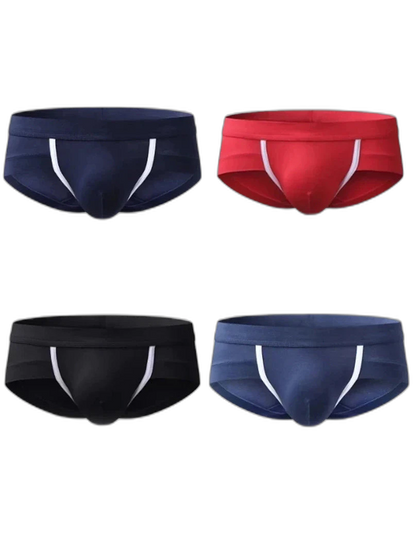 4 Pack Breathable Modal U Convex Pouch Briefs