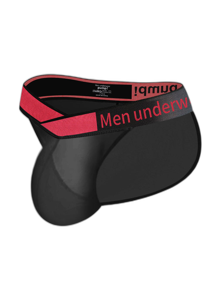 2 Pack Men's Large Pouch Semi-Transparent Sexy Bikini