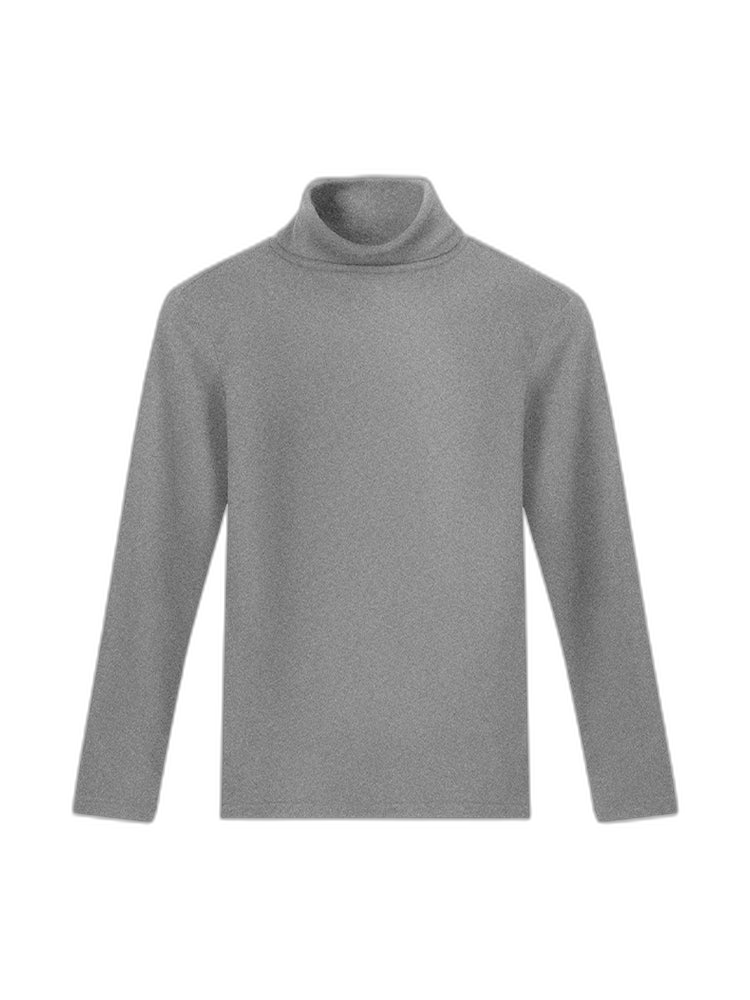 Men's Mid-high Collar Warm Cold-proof Long-sleeved Bottoming Shirt