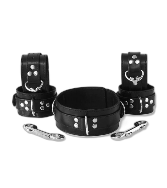 ruff GEAR 5 Piece Leather Bondage Set