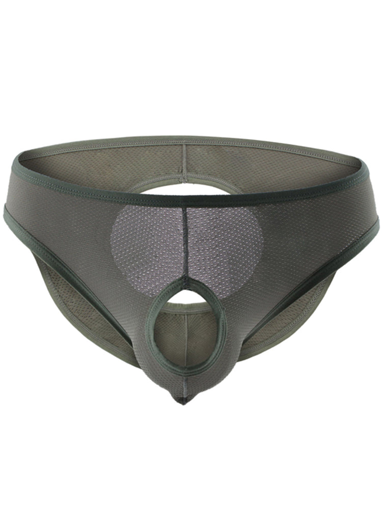 Men's Openwork Buttocks Design Briefs