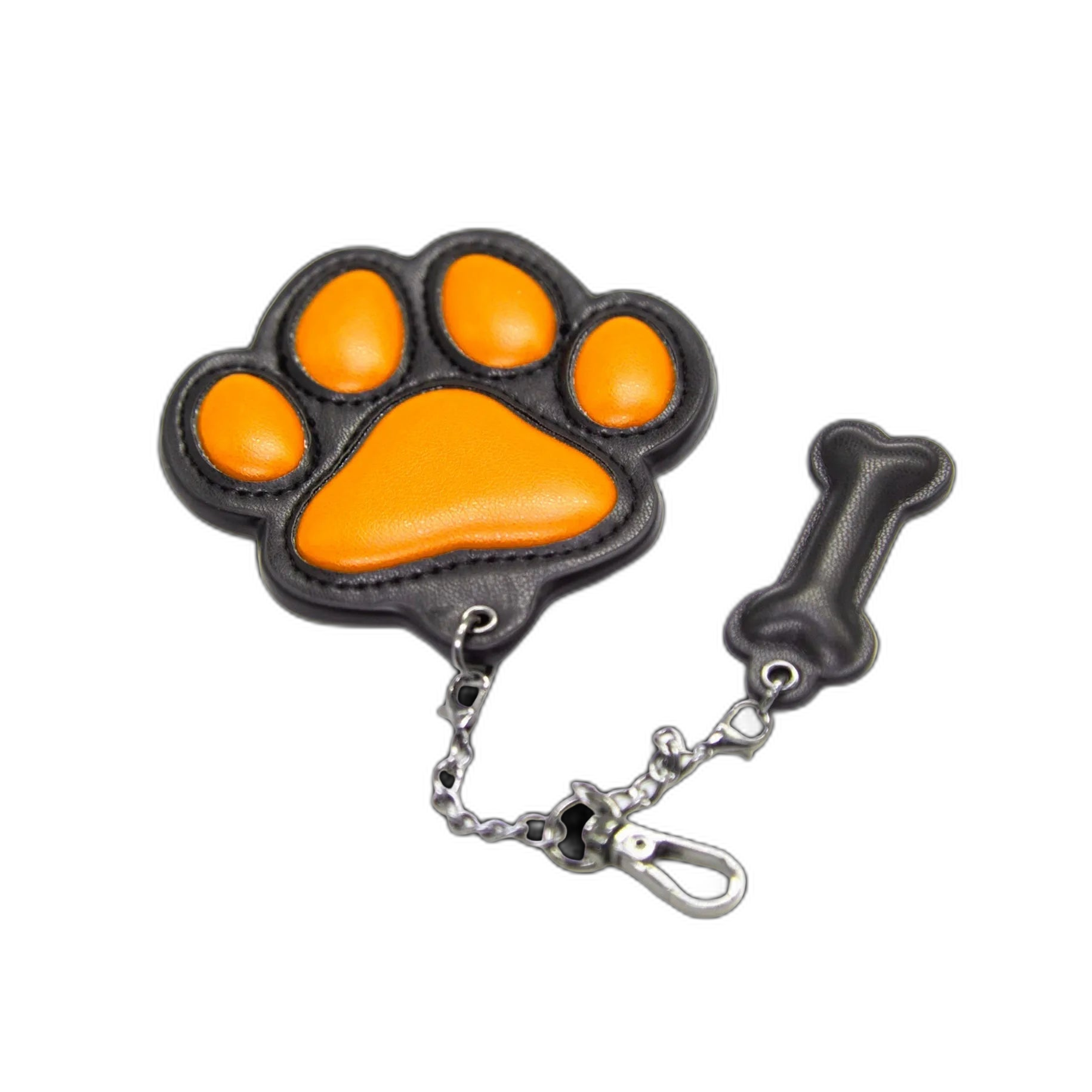 PU Leather Puppy Paw Keychain