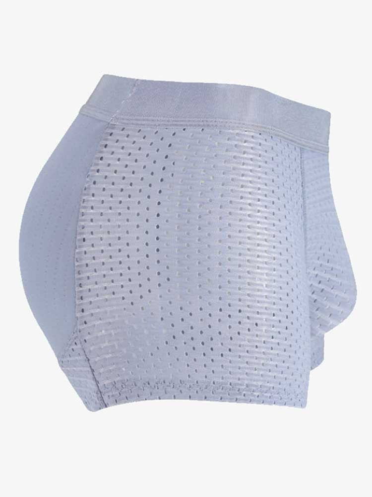 Men's Sexy Solid Color Butt Lift Boxer Briefs
