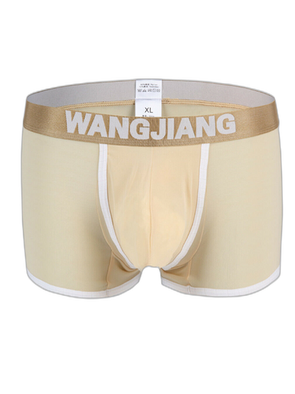 2 Pack Men's U Convex Pouch Trunks With Open Fly