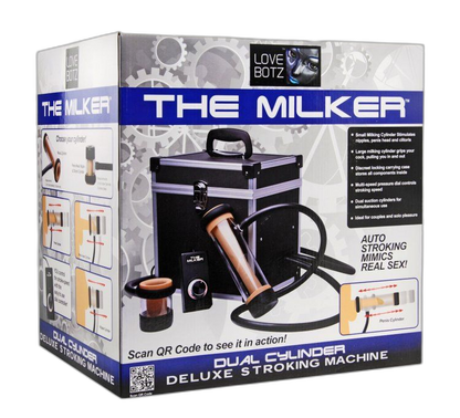 Lovebotz The Milker Dual Cylinder Deluxe Stroking Machine