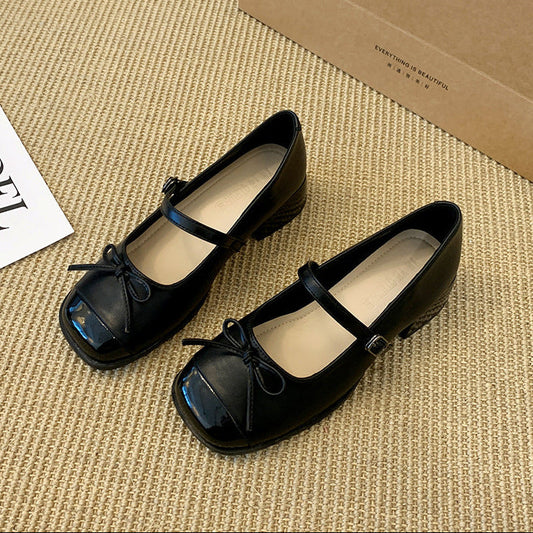 Cap-Toe Mary Jane Shoes