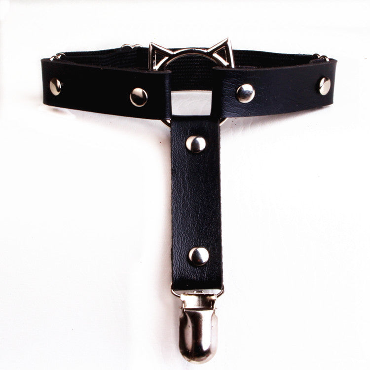 Cat Face Femboy Thigh Garter