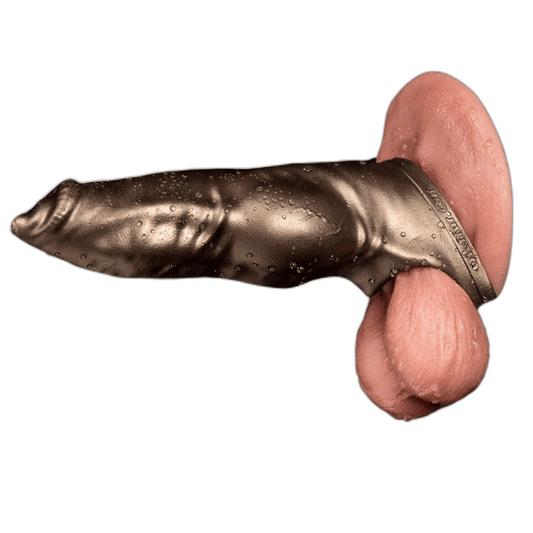 Dual Harmony Dog - Realistic Canine Silicone Extender Sleeve with Ring