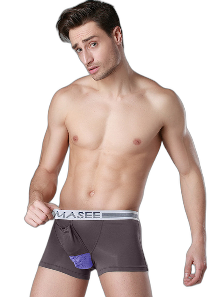Men's Modal Separate Dual Pouch Underwear