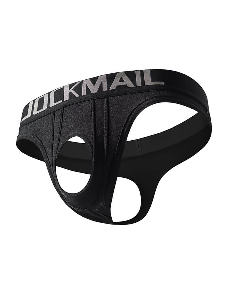Men's Sexy Hole Low Waist Stretch Hollow Thong