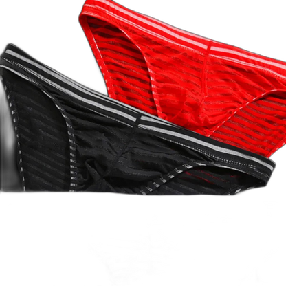 Striped Transparent Briefs