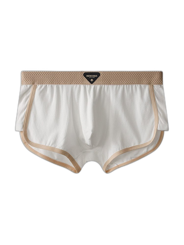 4 Pack Men's Ultra-Soft Premium Cotton Seamless Comfort Trunks