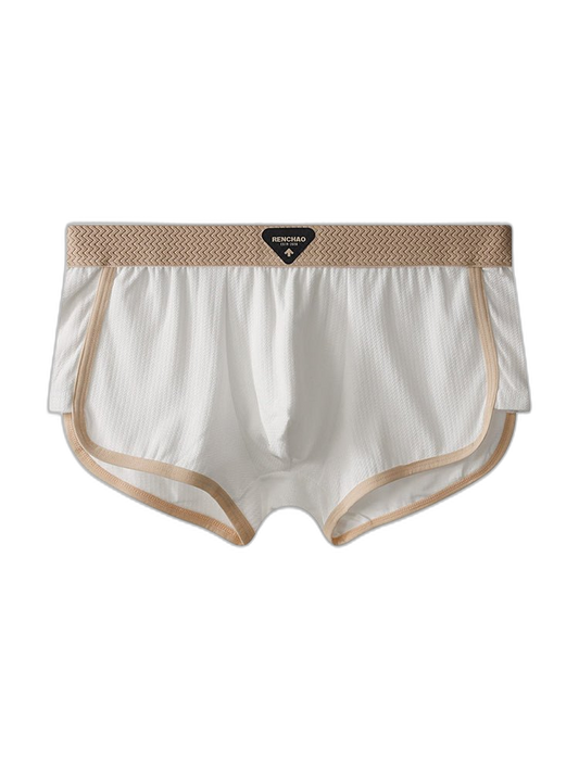 4 Pack Men's Ultra-Soft Premium Cotton Seamless Comfort Trunks