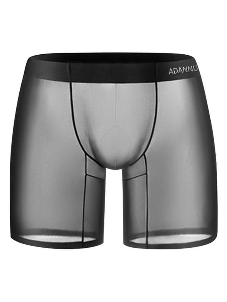 Men's Simple Solid Color Seamless Quick-Dry Trunks