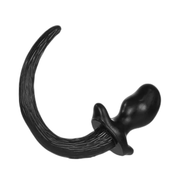 Oxballs Silicone Puppy Tail, Black