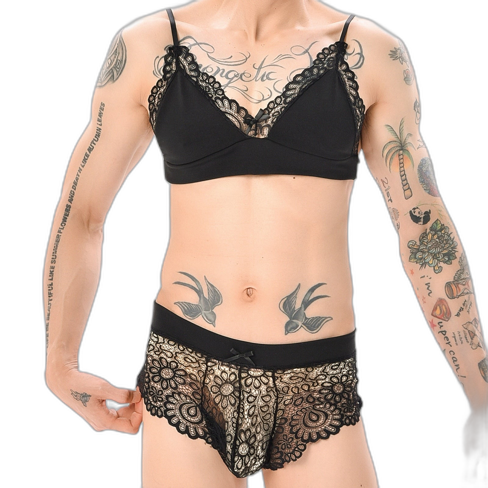 2-Piece Sexy Lingerie For Crossdressers