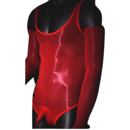 Queer Glow-Up Shiny Member Bodysuit