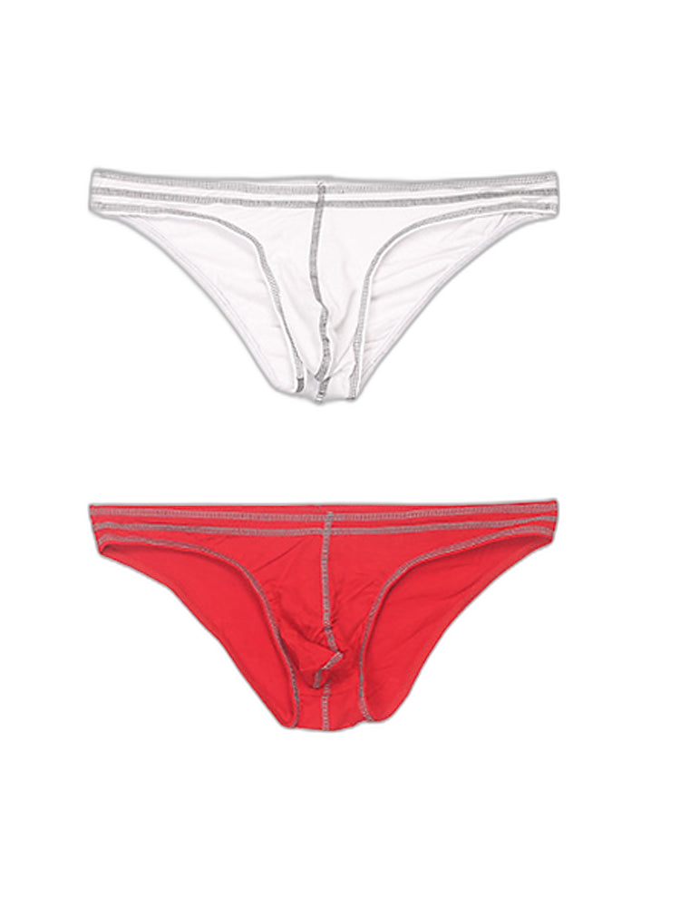 2 Pack Men's Sexy U Convex Pouch Bikini