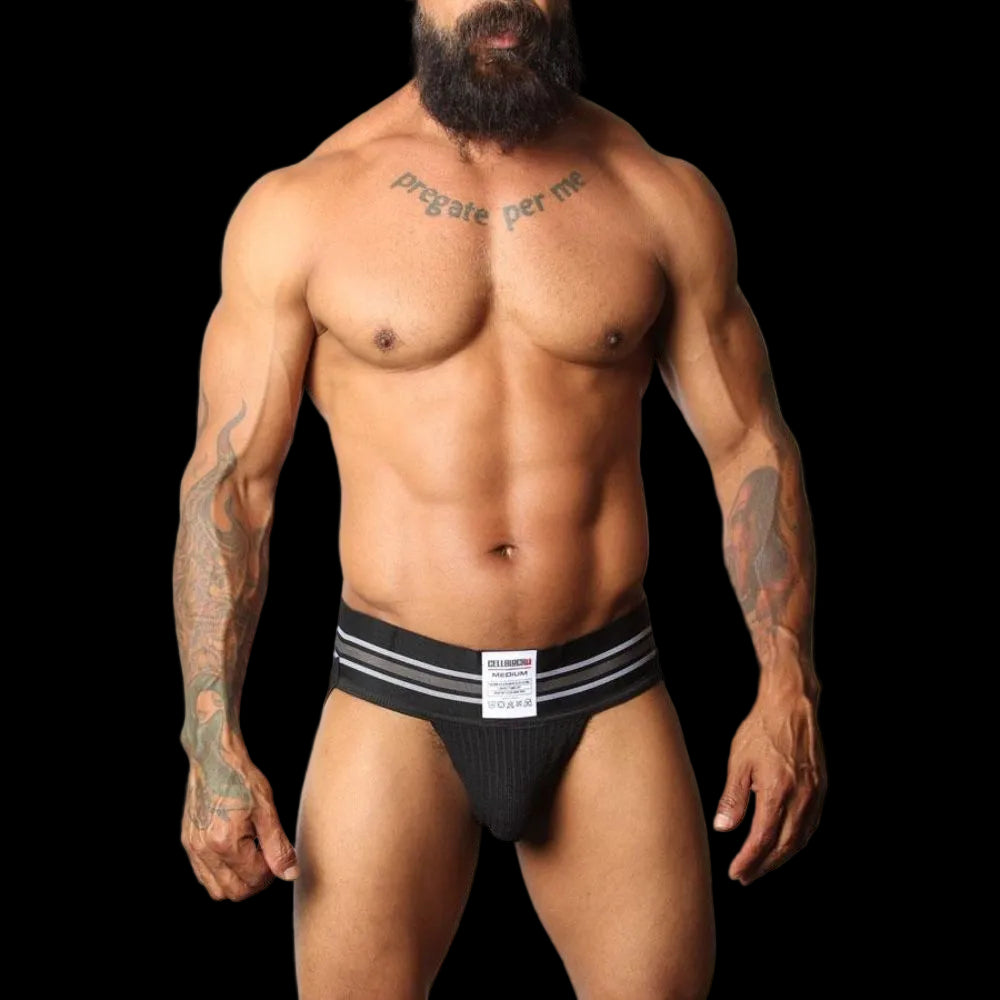 Cell Block 13 TIGHT END Classic Jockstrap | Black