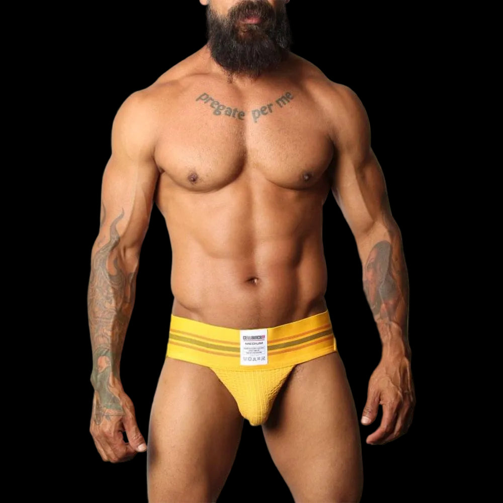 Cell Block 13 TIGHT END Classic Jockstrap | Yellow