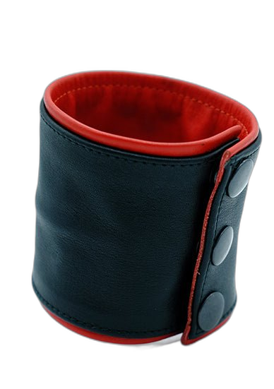 ruff GEAR Double Tone Leather Wrist Strap Wallet Red Black