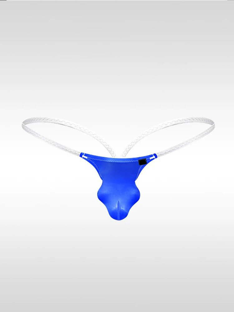 Men's Sexy U-Bulge Pouch Color-Block Jockstrap
