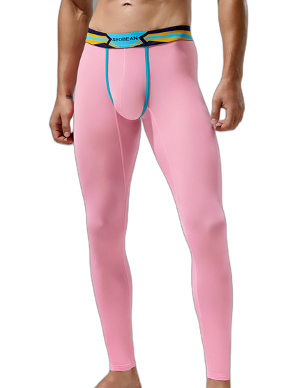 Men's Sexy Sport Long Johns With Large Pouch