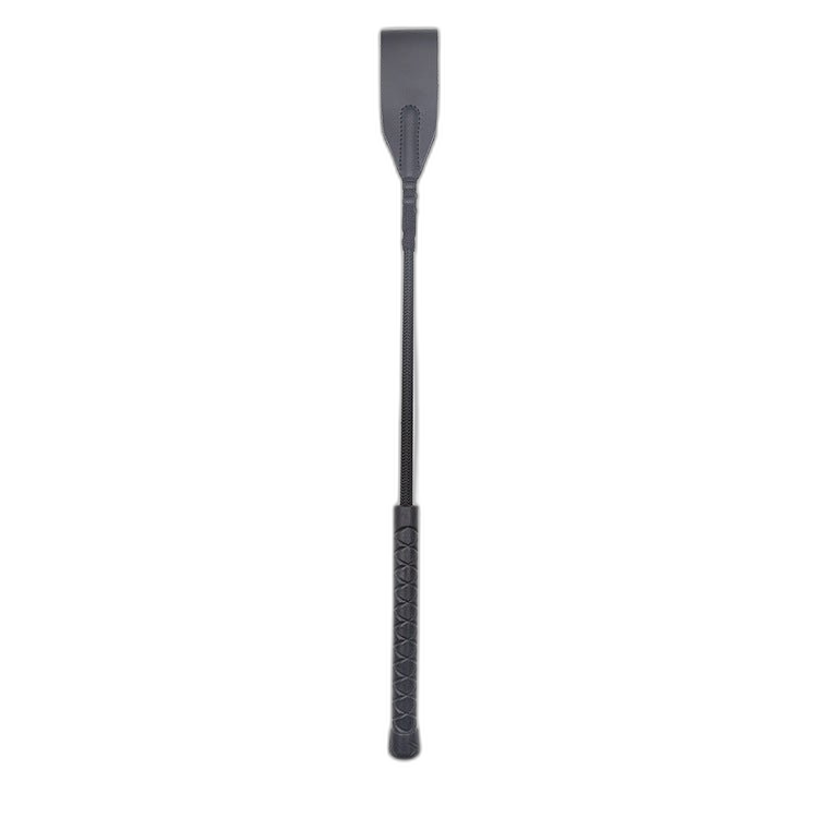 ruff GEAR Leather Crop 18 Inch Black