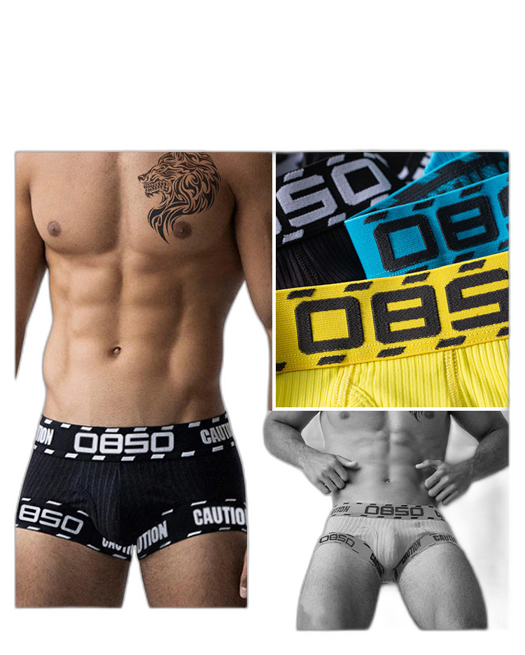 2 Pack Men's U-Pouch Low-Rise Breathable Trunks