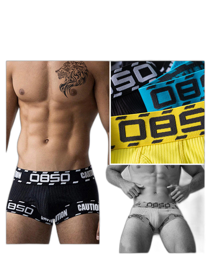 2 Pack Men's U-Pouch Low-Rise Breathable Trunks