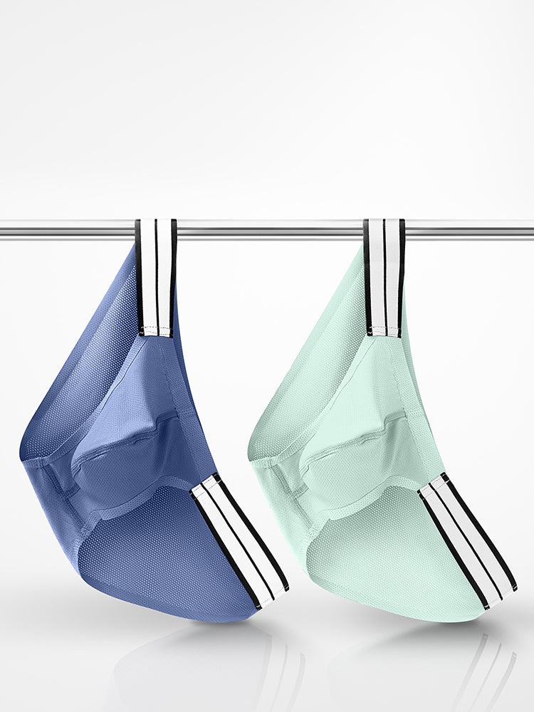 3 Pack Men’s Breathable Ice-Touch Athletic Briefs