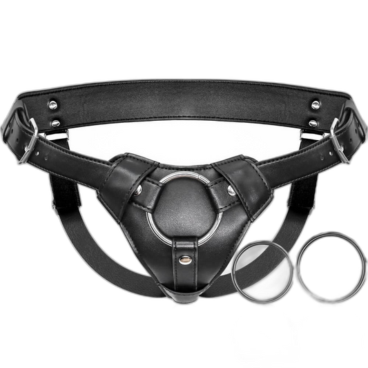 Draven - Leather Strap On Harness