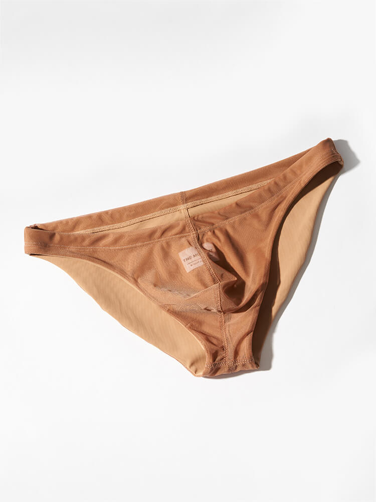 Men's Low-Rise Beach Half Wrapped Hip Swim Briefs