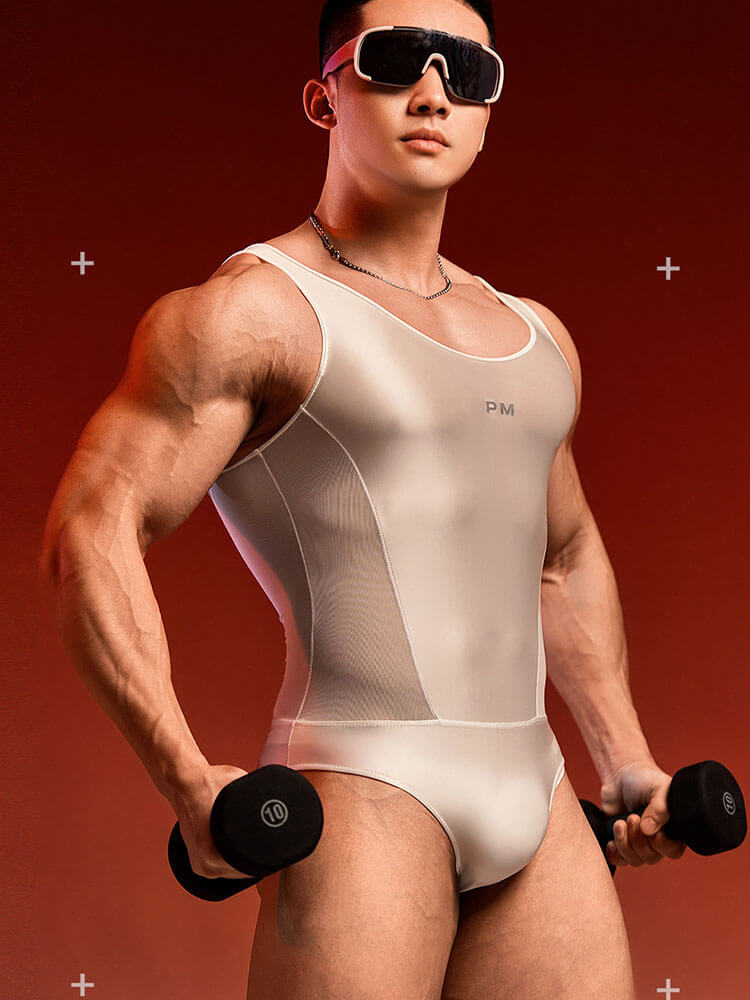 Men's Sexy High-Stretch Tight-Fitting Shapewear Bodysuit