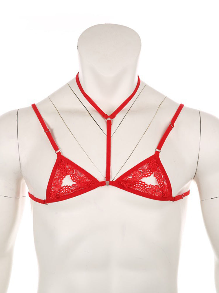 Men's Adjustable Breastless Bra