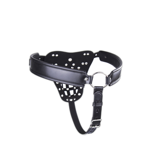 Leather Chastity Jockstrap