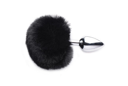Onyx Bunny Tail Anal Plug